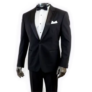 Sleek Black Tie Affair Png Mvw38 PNG Image