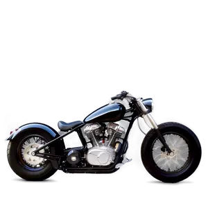 Sleek Bobber Silhouette Png Ikl PNG Image