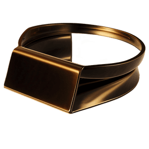 Sleek Bronze Desk Accessory PNG 06252024 PNG with transparent background