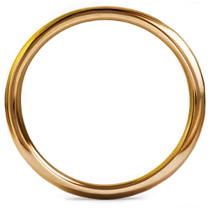 Sleek Gold Circle Frame Png Fki86 PNG Image