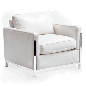 Sleek Metal Frame Armchair PNG epb PNG with transparent background