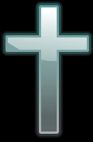 Sleek Modern Cross Design PNG with transparent background