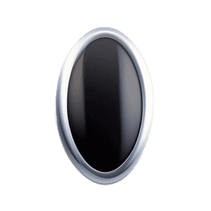 Sleek Oval Icon PNG deu PNG image with transparent background