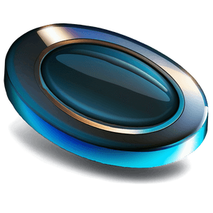 Sleek Oval Icon PNG sch PNG image with transparent background