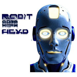 Sleek Robot Head Graphic PNG 10 PNG