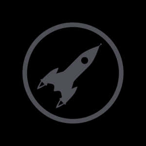 Sleek Rocket Icon Graphic PNG image with transparent background