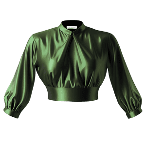 Sleek Silk Blouse PNG 22 PNG with transparent background