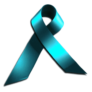 Sleek Teal Ribbon Design PNG 52 PNG