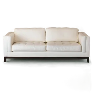 Sleek White Couch Png Ngi17 PNG Image