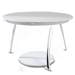 Sleek White Table Png Wad56 PNG Image