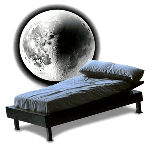 Sleep on Moon PNG uhg65 PNG image with transparent background