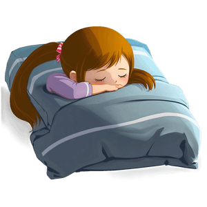 Sleeping Anime Character PNG pbm PNG image with transparent background