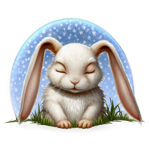 Sleeping Bunny Rabbit PNG 74 PNG image with transparent background