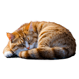 Sleeping Cat PNG 9 PNG