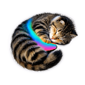 Sleeping Cat PNG olp89 PNG image with transparent background