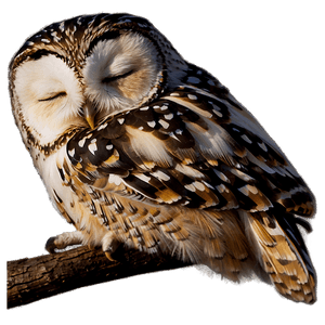 Sleeping Owl PNG 4 PNG image with transparent background