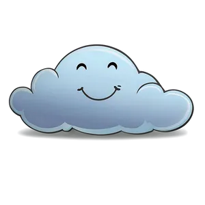 Sleepy Cloud Cartoon Png Hai69 PNG Image