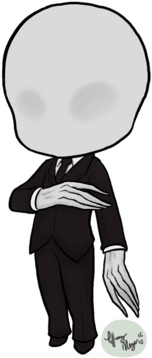 Cartoon Slender Man, HD Png Download PNG with transparent background