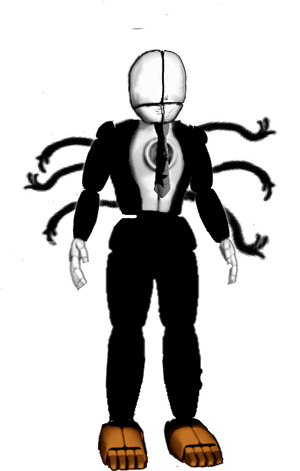 Funtime Slender Man Freetoedit - Illustration, HD Png Download PNG image with transparent background