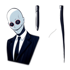 Slender Man Illustration PNG ipp PNG image with transparent background