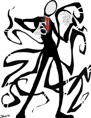 Slenderman With A Transparent Background - Illustration, HD Png Download PNG image with transparent background