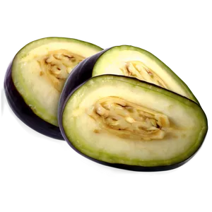 Sliced Eggplant Png 26 PNG Image