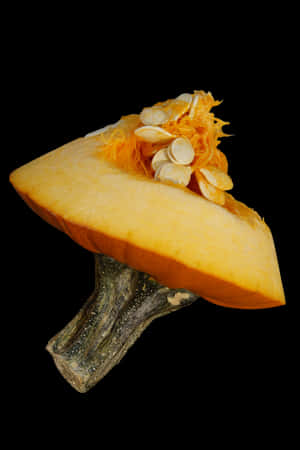 Sliced Pumpkin Seed Exposure PNG image with transparent background