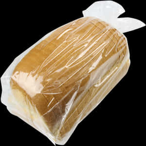 Sliced White Breadin Plastic Bag PNG with transparent background
