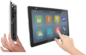 Slim Profile Touchscreen Tablet PNG with transparent background