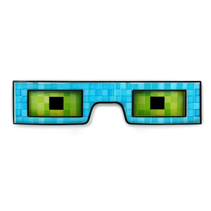 Slime Block Minecraft Glasses Png 61 PNG Image