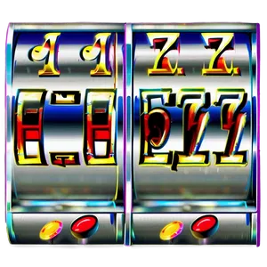 Slot Machine Reels Spinning PNG Image