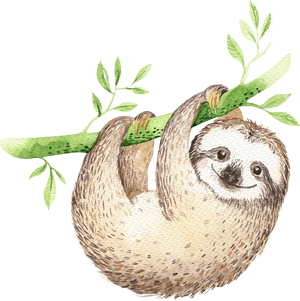 Sloth Cartoon - Dont Give Up Posters, HD Png Download PNG image with transparent background