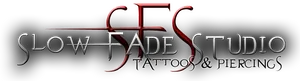 Slow Fade Studio Tattoo Piercing Logo PNG Image