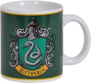 Slytherin Crest Mug PNG Image