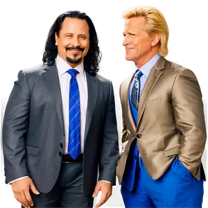 Smackdown Commentary Team Png Jih15 PNG Image