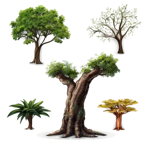 Small Deciduous Tree Png Fja24 PNG Image