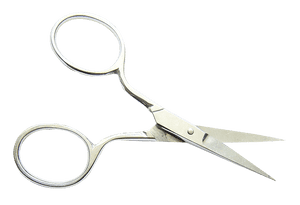 Small Silver Scissors Isolated.png PNG