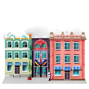 Small Town Scenery Png Gtf PNG Image