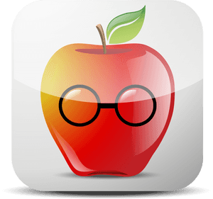 Smart Apple Icon PNG image with transparent background
