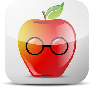 Smart Apple Icon PNG Image