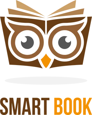 Smart Book Owl Logo PNG Image