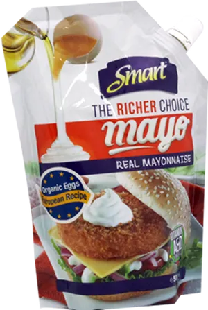 Smart Choice Real Mayonnaise Packaging PNG Image