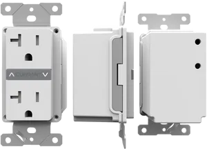 Smart Electrical Outlet Exploded View PNG Image