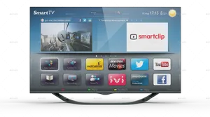 Smart T V Interface Display PNG Image