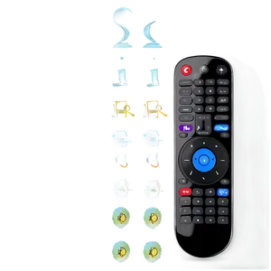 Smart Tv Remote Control Png 06122024 PNG Image