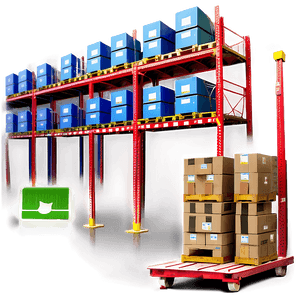 Smart Warehouse Technology PNG eqo48 PNG image with transparent background