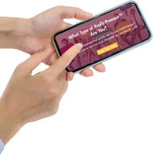 Smartphone_ Advertisement_ Handheld PNG Image