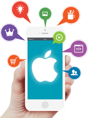 Smartphone App Features Concept PNG image with transparent background