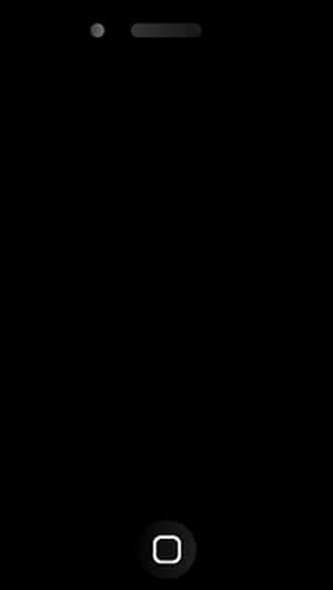 Smartphone Camera Interface Black Screen PNG image with transparent background