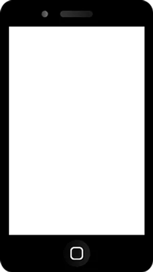 Smartphone Camera Interface Black Screen PNG Image